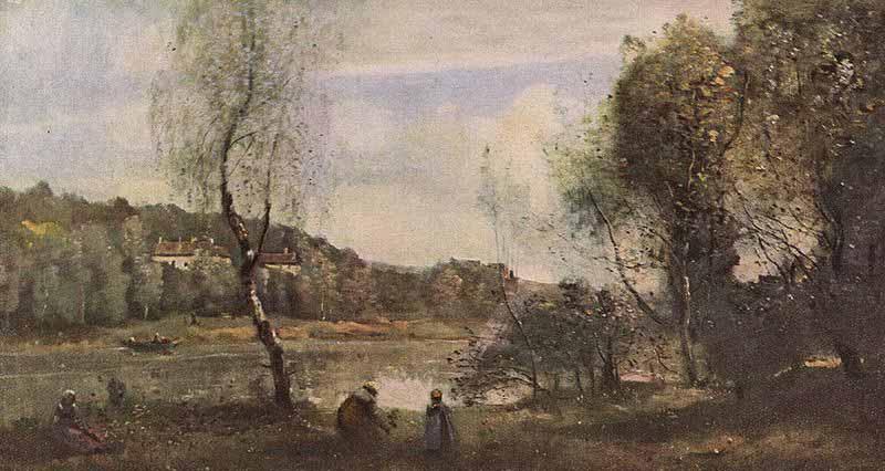 Jean-Baptiste Camille Corot Teich von Ville-d'Avray china oil painting image